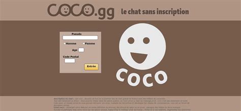 coco.chat sans inscription|Coco Chat : Nouveau site de chat gratuit